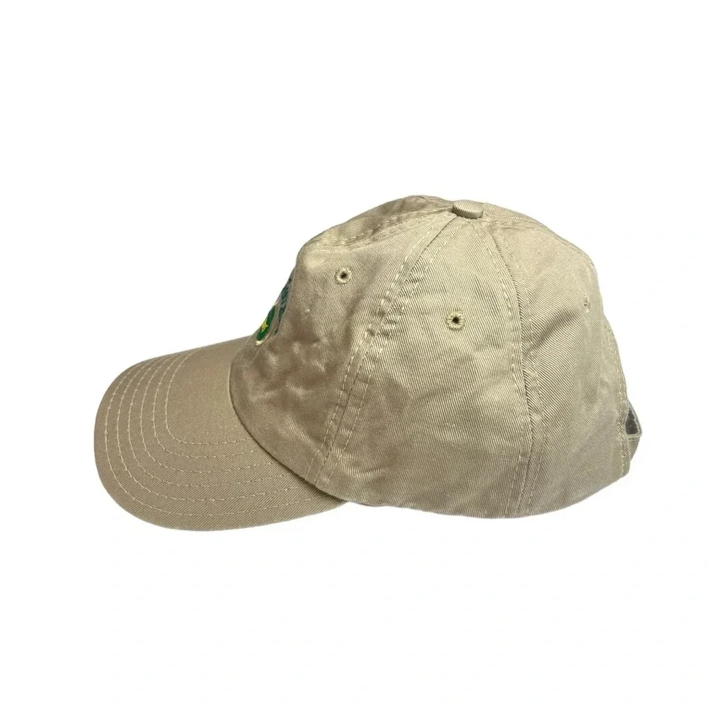 American Needle Masters Golf Hat Vintage Made in USA Khaki Adjustable‎ Ball Cap